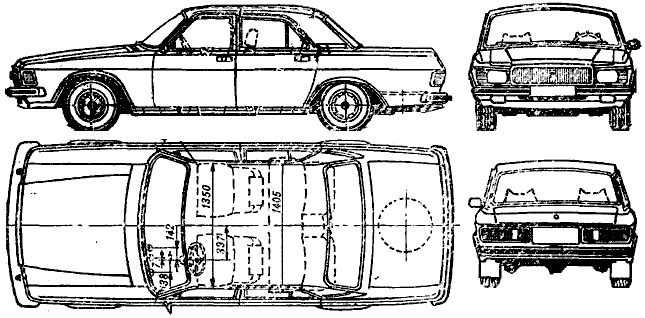 小汽车 GAZ-3102 Volga