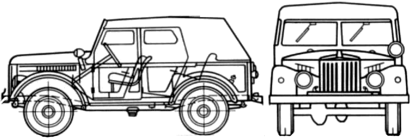 小汽车 GAZ-69AM