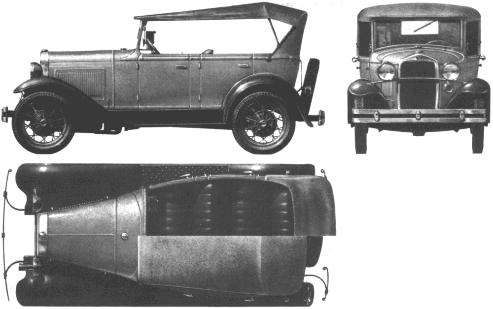 Karozza GAZ-A 1936