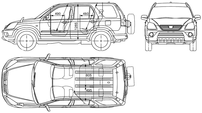 Auto Honda CR-V 2005 