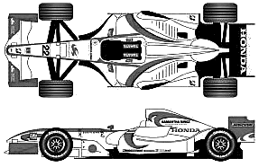 Karozza Honda F1 2006 