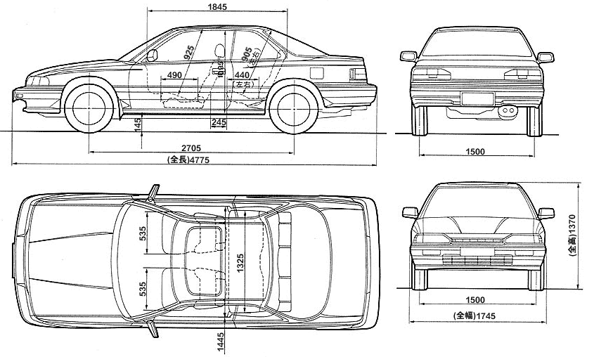 小汽车 Honda Legend 1987