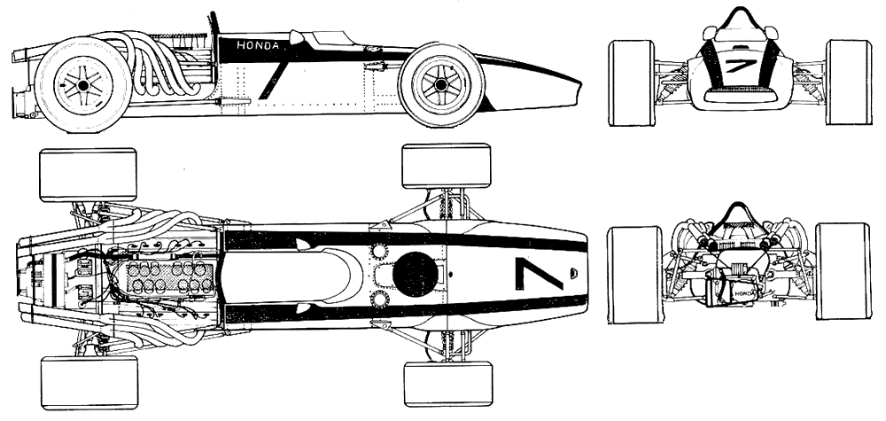 Cotxe Honda RA 301