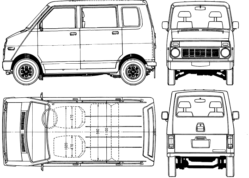 Auto Honda StepVan 1971
