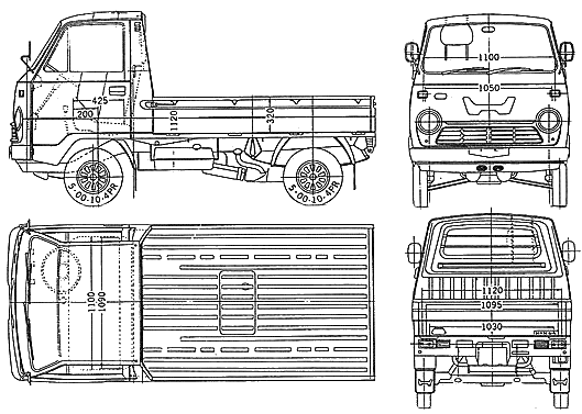 Karozza Honda TN III360 1970 