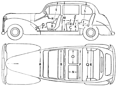 자동차 Humber Pullman 1948