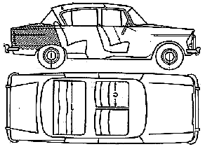 Mašīna Humber Sceptre Saloon 1963