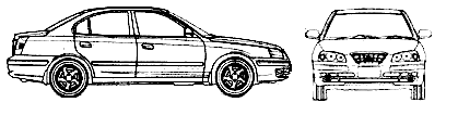 Karozza Hyundai Elantra 2002