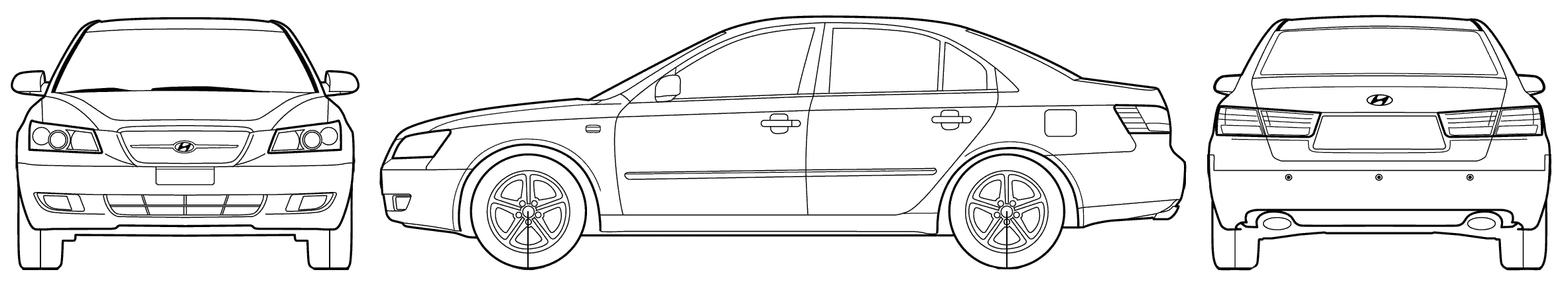 小汽车 Hyundai Sonata 2006