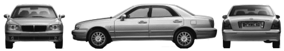Car Hyundai XG 2005
