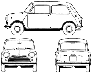 小汽车 Innocenti Mini 1971