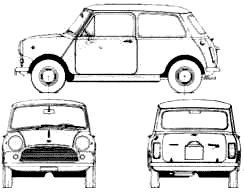 Automobilis Innocenti Mini 1974