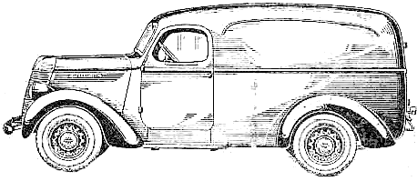 小汽车 International Harvester D-2 1937