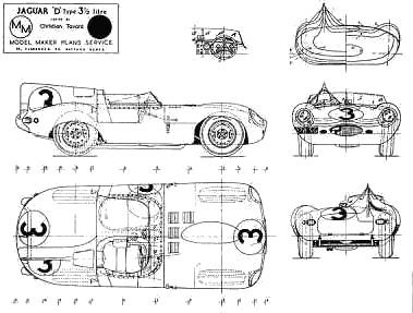 자동차 Jaguar D-Type