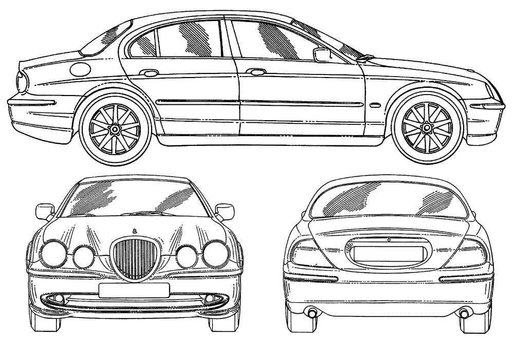 小汽车 Jaguar X Type
