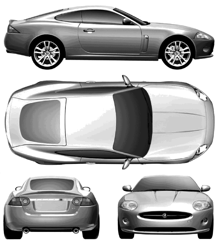Karozza Jaguar XK Coupe 2006