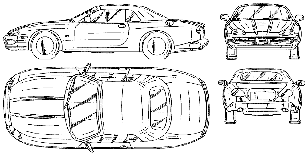 小汽车 Jaguar XK8 Cabrio