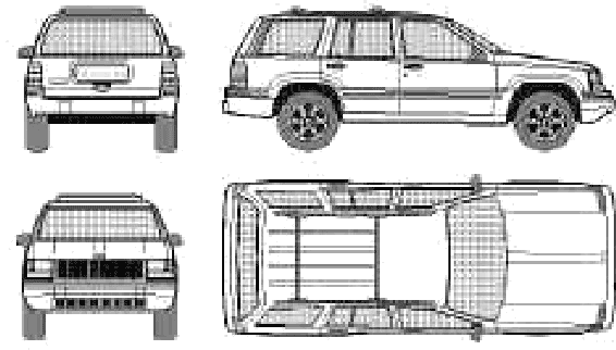 Automobilis Jeep Grand Cherokee 1996