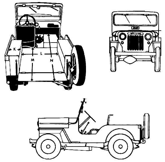 小汽车 Jeep Hotchkiss 1965