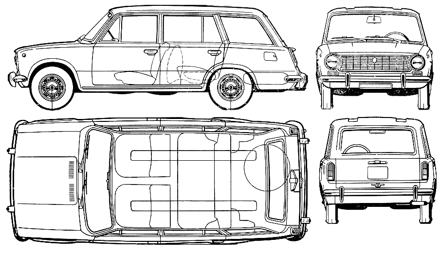 小汽車 Lada 1200 Combi