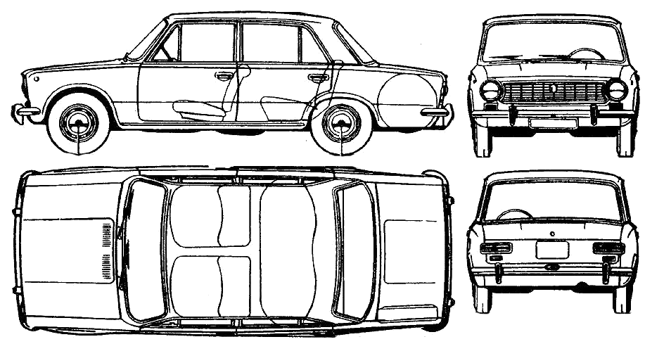 小汽車 Lada 1200