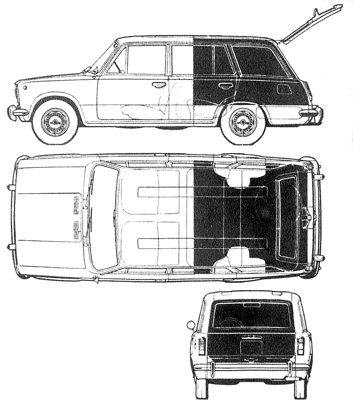 小汽车 Lada VAZ 2104 Riva Kombi 1.3S