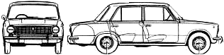 小汽车 Lada VAZ 2105 Nova 1300 1.2