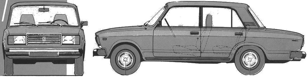 小汽车 Lada VAZ 2107 Riva
