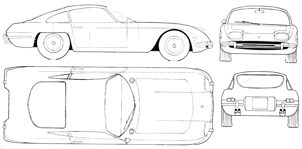 小汽车 Lamborghini 350 GT
