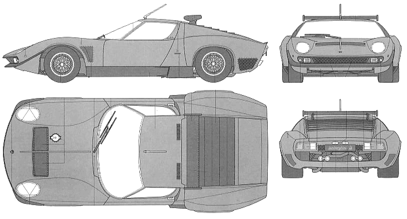 小汽车 Lamborghini Jota SVR