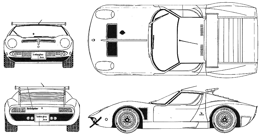 小汽车 Lamborghini Jota