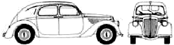 Auto Lancia Aprilia 1937