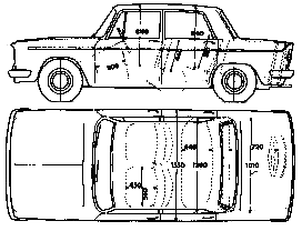 Mašīna Lancia Fulvia Sedan GT