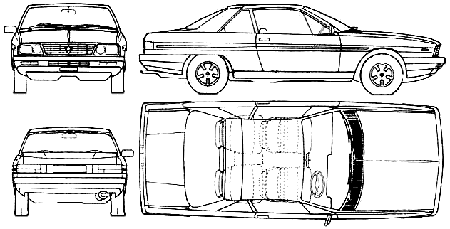 Auto Lancia Gamma Coupe 1977