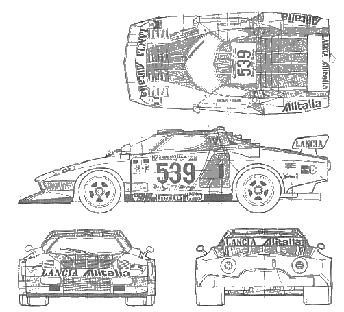 자동차 Lancia Stratos Turbo