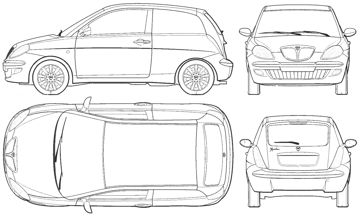 Car Lancia Ypsilon 2004