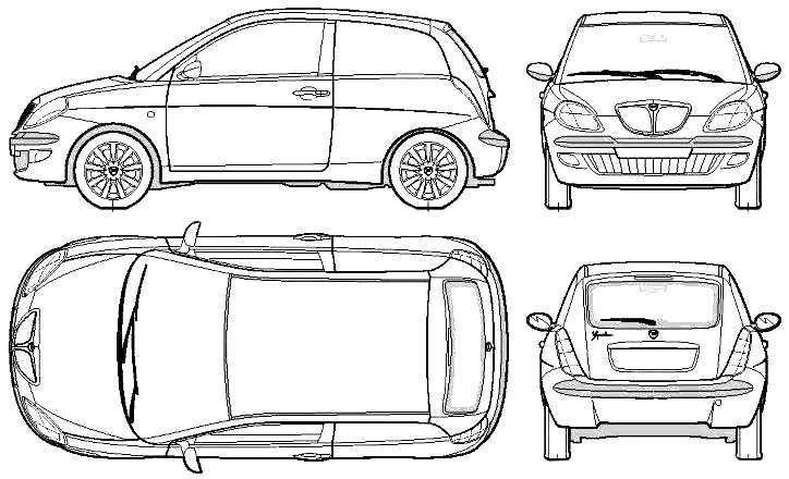 자동차 Lancia Ypsilon 2005
