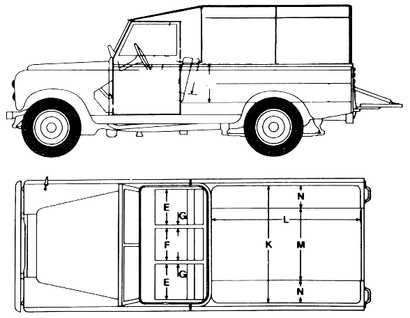 Karozza Land Rover 109 S3 Pick-up 1980