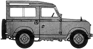 Automobilis Land Rover 88 S2 Hard Top 1969