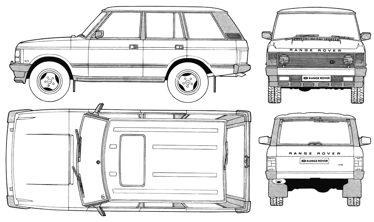 자동차 Land Rover Range Rover 1991