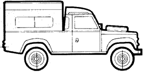 Automobilis Land Rover S2 Ambulance