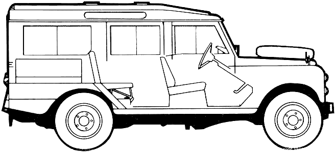 Automobilis Land Rover S3 V8 109 Station Wagon 1978