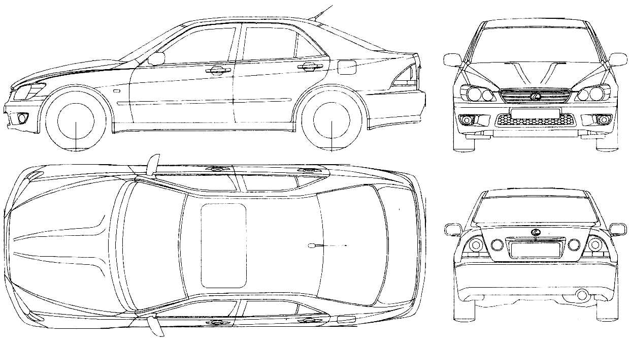 자동차 Lexus IS300 2003