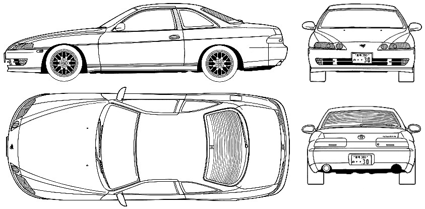 자동차 Lexus SC400 1993