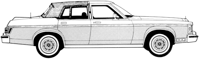 Automobilis Lincoln Versailles 1979
