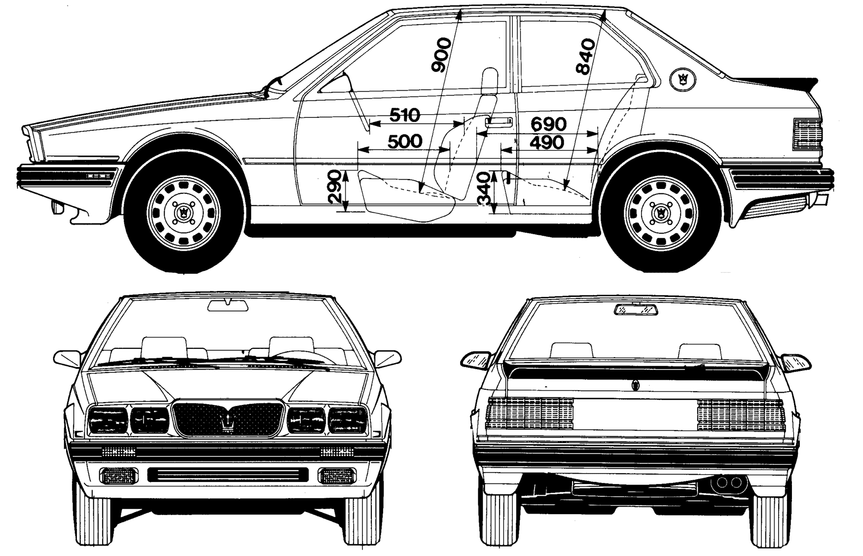 자동차 Maserati Biturbo 222 1992