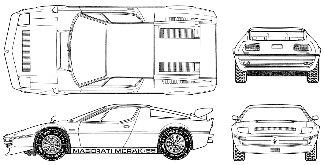 Karozza Maserati Merak