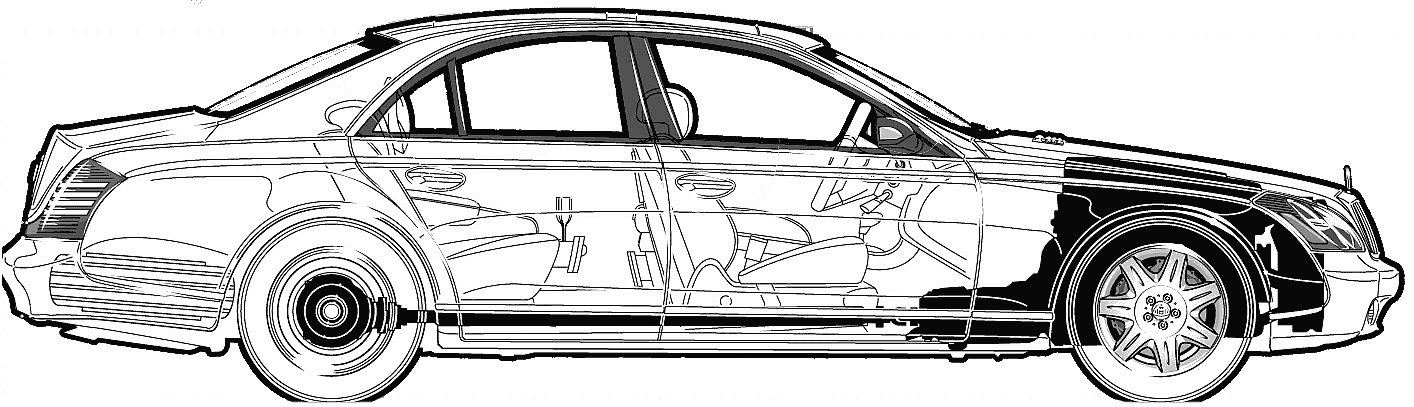 Cotxe Maybach 57 2004