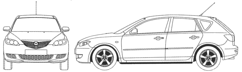 Automobilis Mazda 3 Sport