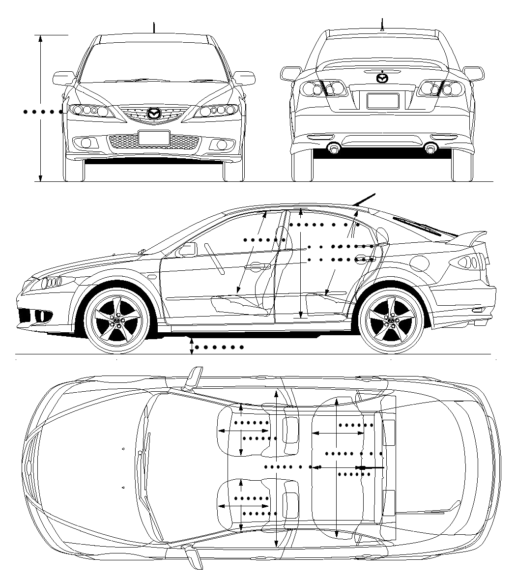 Karozza Mazda 6 Sport